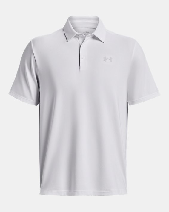 Polo UA Playoff 3.0 pour homme, White, pdpMainDesktop image number 4